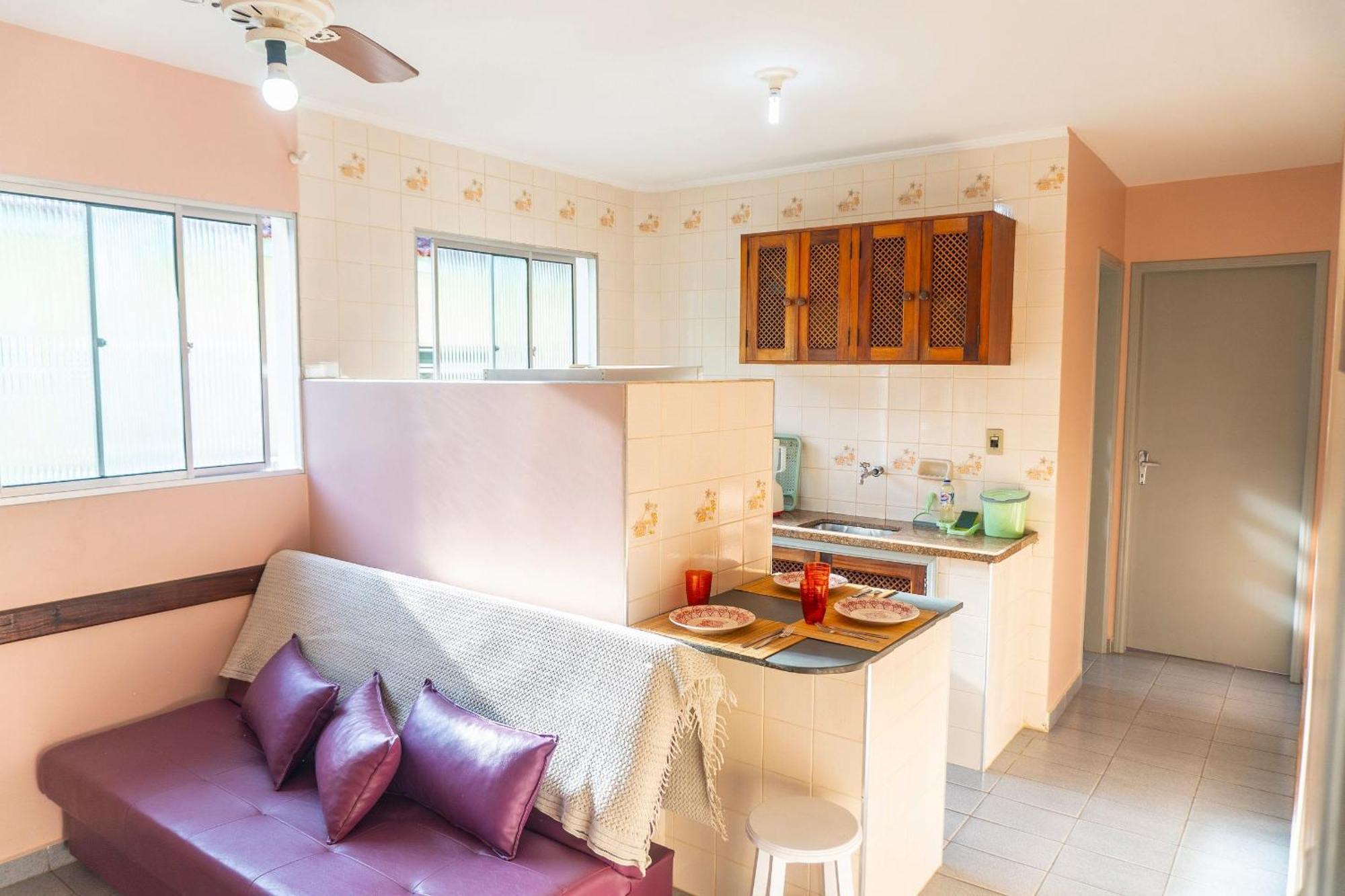 Apartamentos Incriveis Primeira Quadra Mar Wifi Ubatuba Buitenkant foto