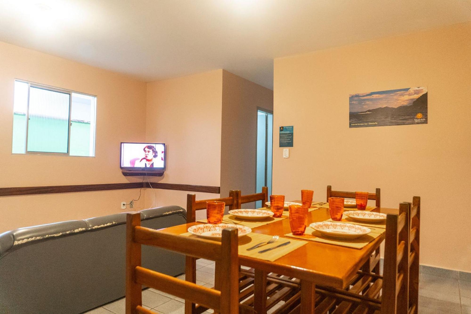 Apartamentos Incriveis Primeira Quadra Mar Wifi Ubatuba Buitenkant foto