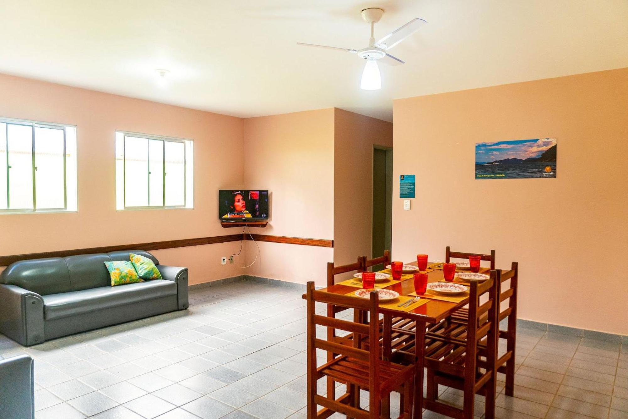 Apartamentos Incriveis Primeira Quadra Mar Wifi Ubatuba Buitenkant foto