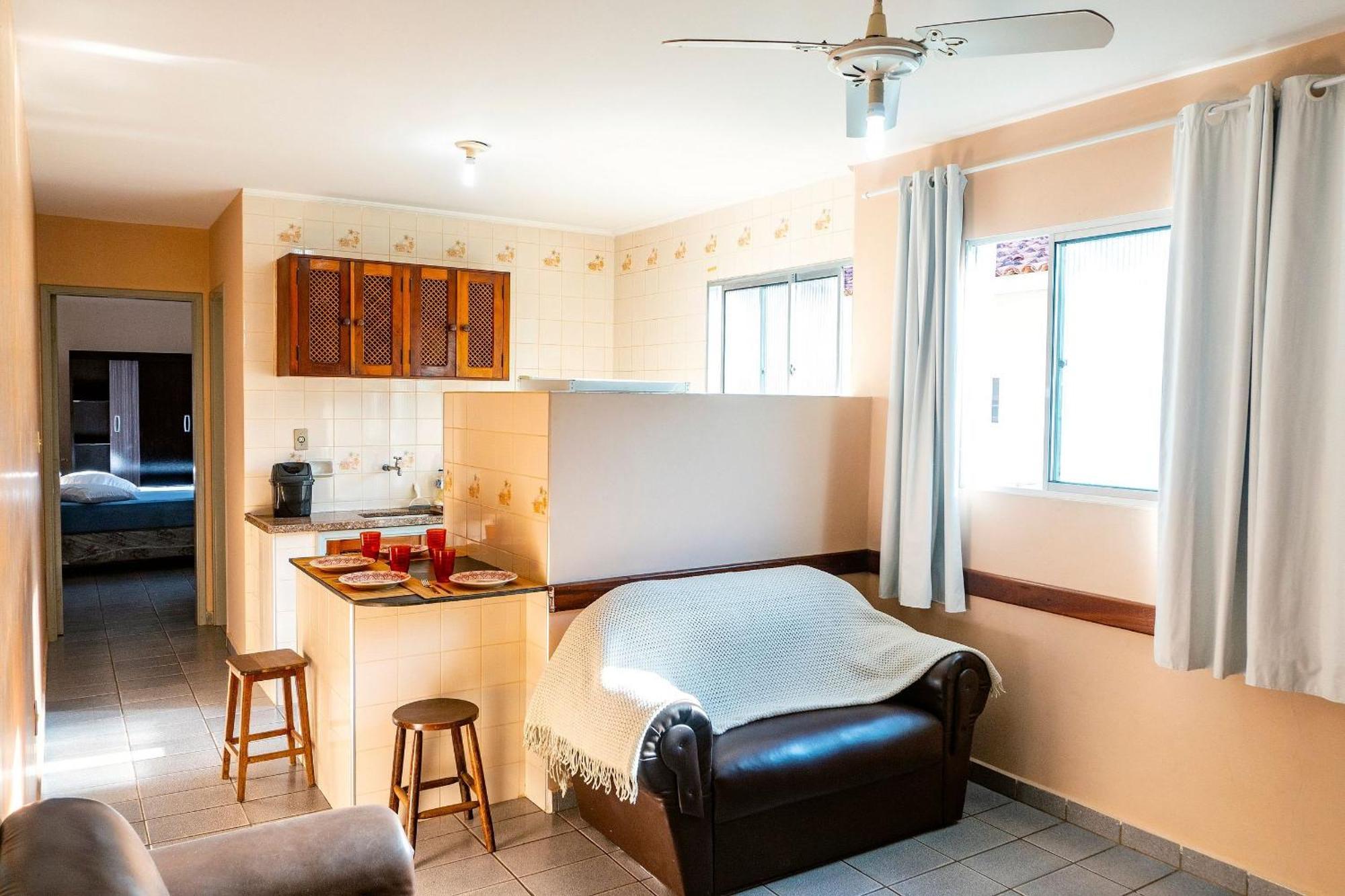 Apartamentos Incriveis Primeira Quadra Mar Wifi Ubatuba Buitenkant foto